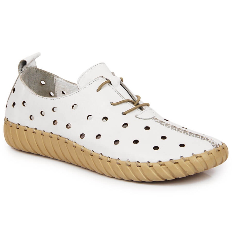 Weißer durchbrochener Komfortschuh von Artiker 1