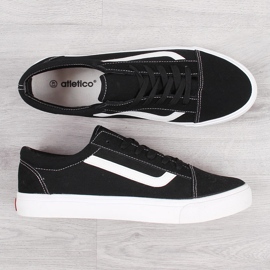 Schwarze Low-Top-Sneaker von Atletico für Herren 1