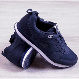 Marineblaue Sportschuhe für Herren von American Club navy blau 2