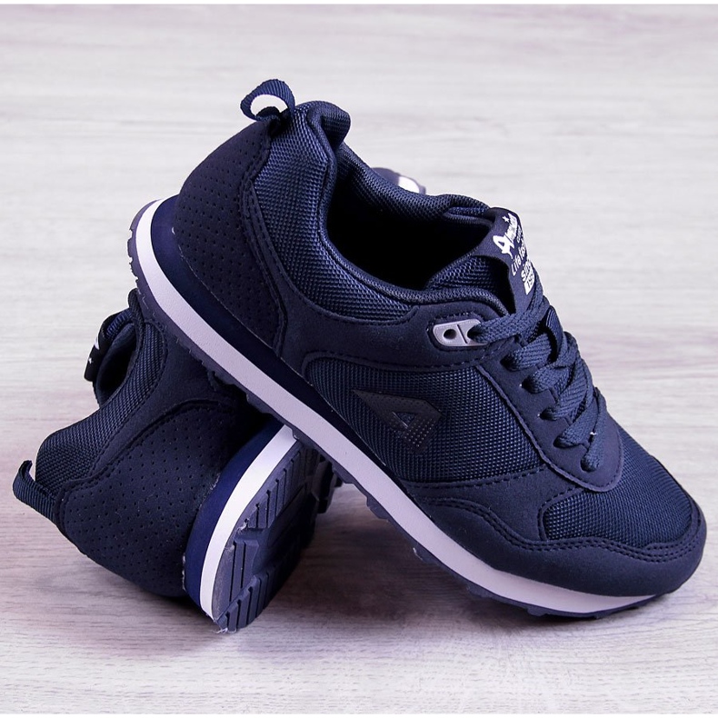 Marineblaue Sportschuhe für Herren von American Club navy blau 2