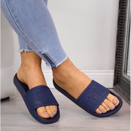 Big Star DD274A269 Marineblaue Gummi-Strandhausschuhe 1