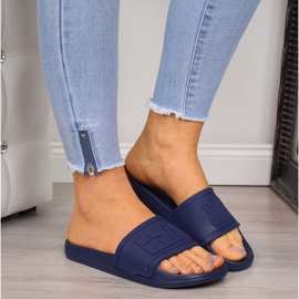 Big Star DD274A269 Marineblaue Gummi-Strandhausschuhe 2