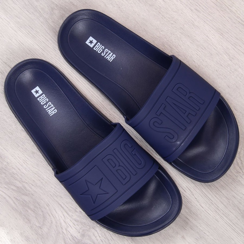 Strandhausschuhe aus Gummi für Kinder marineblau Big Star DD374155 2