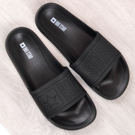 Strandhausschuhe aus Gummi für Kinder schwarz Big Star DD374157 2