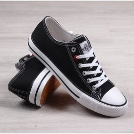 Niedrige Herren-Sneaker, schwarz NEWS 2