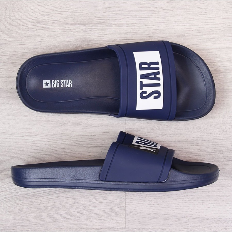 Kinderpantoffeln für Schwimmbad marineblau Big Star DD374152 1