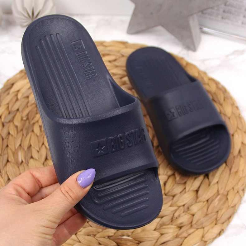 Kinderschuhe aus Schaumstoff Big Star GG374810 navy blau 1