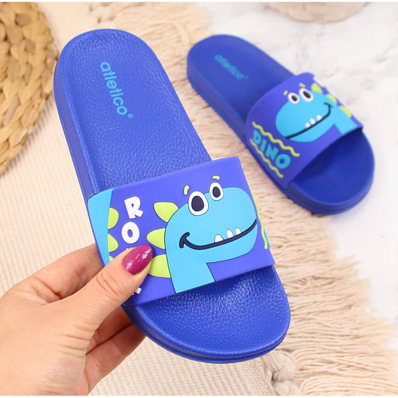 Atletico blaue Badeschuhe für Jungen 1