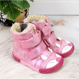 Rosa isolierte Mädchenstiefel Kornecki 6583 2