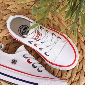 Kinderturnschuhe niedrig weiß Big Star HH374089 1