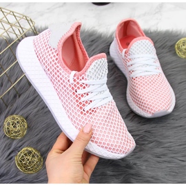 Pinke Laufschuhe von American Club rosa 2