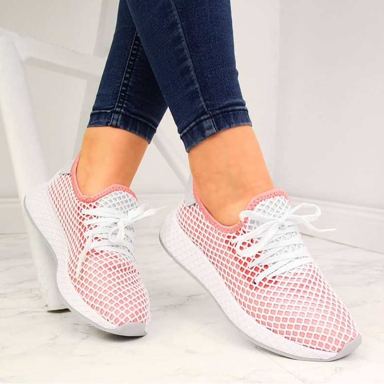 Pinke Laufschuhe von American Club rosa 1