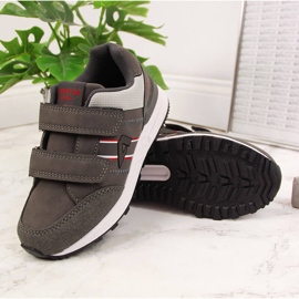 Sport Jungen grauer American Club Klettverschluss 2