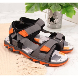 Sportsandalen für Jungen mit Klettverschluss grau NEWS 2