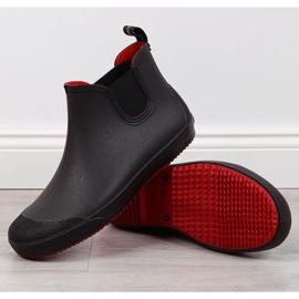 Nordmann Schwarze Galoschen für Herren, wasserdichte Jodhpur-Stiefel 1