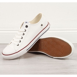 Herren Low-Top-Sneaker aus weißem Kunstleder Big Star II174001 1