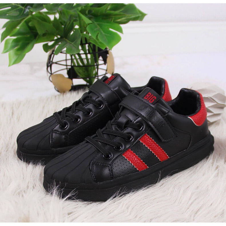 Schwarz Big Star GG374022 Sportschuhe für Kinder mit Klettverschluss 2