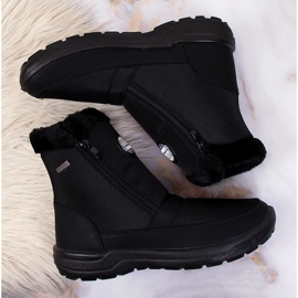 Wasserdichte isolierte Schneestiefel für Damen schwarz Galop 2