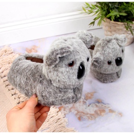 Babyhausschuhe inländische Koala-Haustiere grau 1