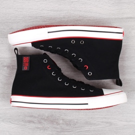 High-Top-Sneaker Big Star aus schwarzem Textil für Herren JJ174065 2