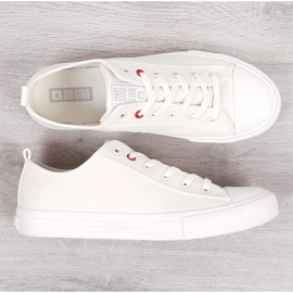 Weiße Herren-Sneaker aus Kunstleder Big Star JJ174006 1