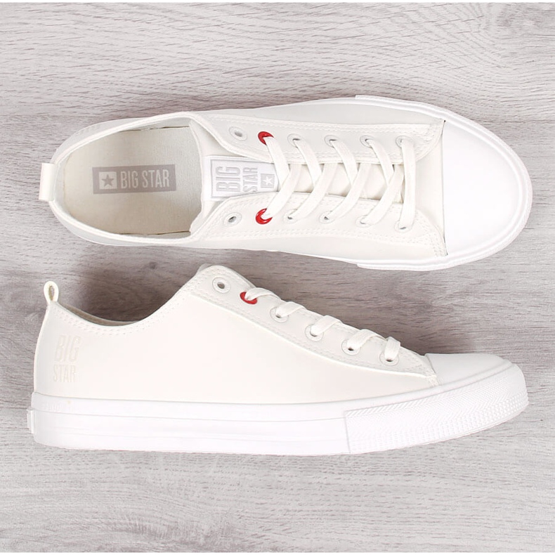 Weiße Herren-Sneaker aus Kunstleder Big Star JJ174006 1