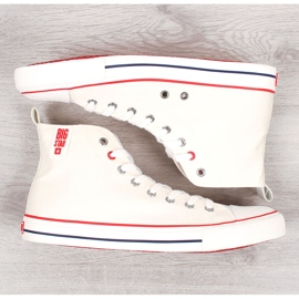 Weiße High-Top-Sneaker für Herren Big Star JJ174066 1