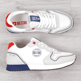 Sportschuhe aus weißem PU-Leder für Herren Big Star JJ174141 1