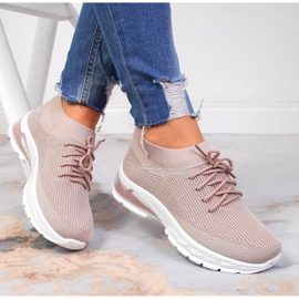 Damen Sportschuhe, Socken, schmutziges Pink Potocki rosa 1