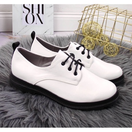 S.Barski Damen-Schnürschuh, weiß S. Barski 2