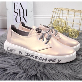 S.Barski Damen-Brogues mit perlrosa Plateau von S. Barski 2