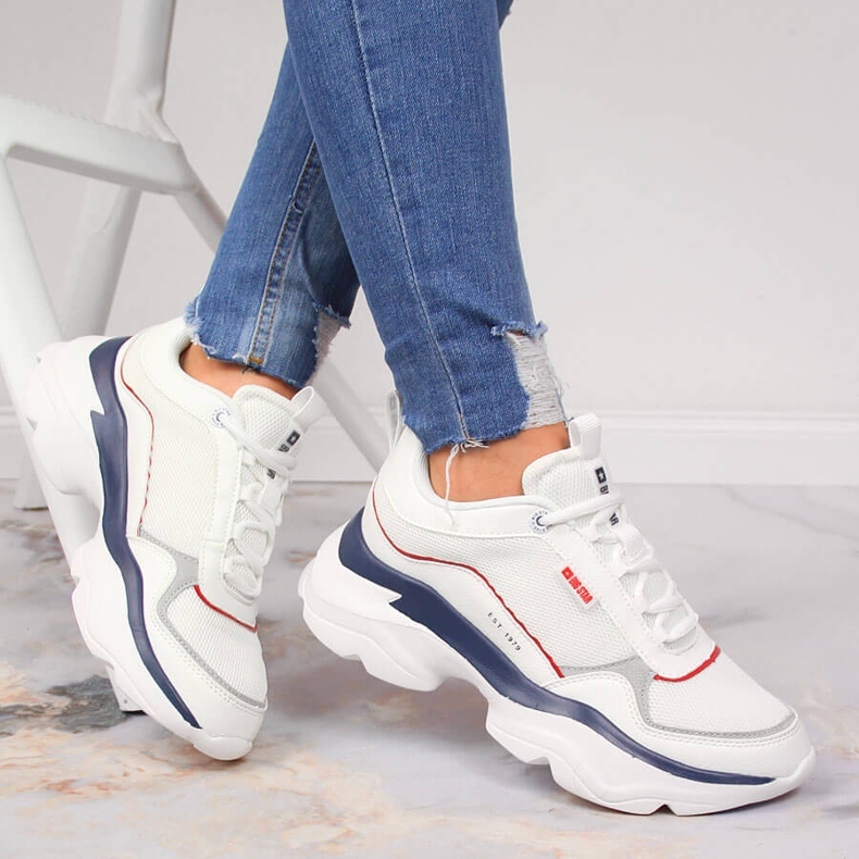 Weiße Big Star Sportschuhe JJ274A116 1