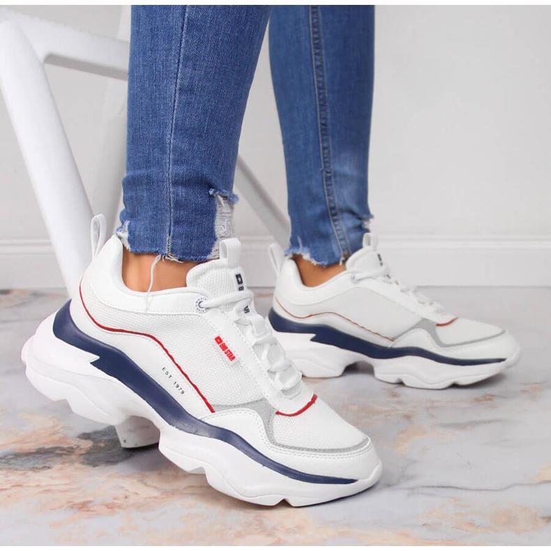 Weiße Big Star Sportschuhe JJ274A116 2