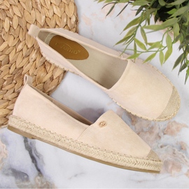 Damen-Slip-on beige Espadrilles eVento 2