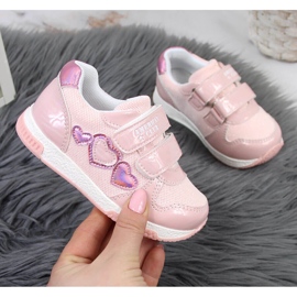 Sportschuhe für Mädchen von American Club in Pink rosa 1