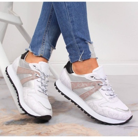 Weiße Bugatti JJ253100 Damen Sportschuhe 1