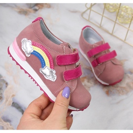 Mädchenschuhe mit Klettverschluss lila Kornecki 6775 mehrfarbig 1