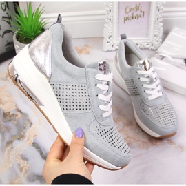 Damen Keilschuhe blau Jezzi 1