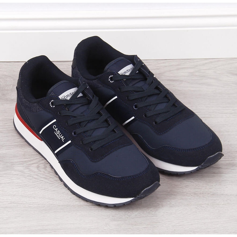 Lässige marineblaue McKeylor-Schuhe für Herren 2
