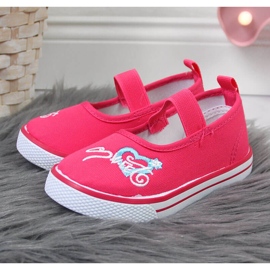 Ballerinas für Mädchen mit elastischem rosa Atletico 2