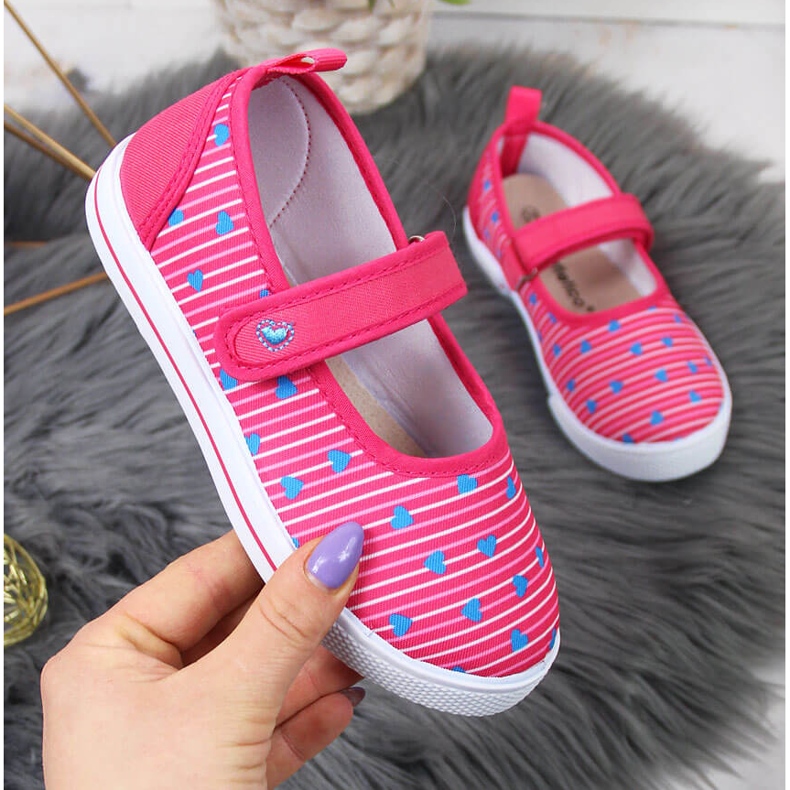 Ballerinas für Mädchen mit Klettverschluss von Atletico rosa 1