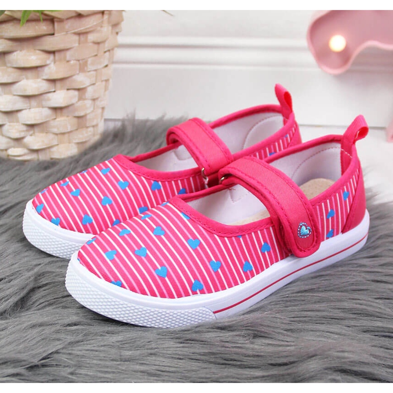 Ballerinas für Mädchen mit Klettverschluss von Atletico rosa 2