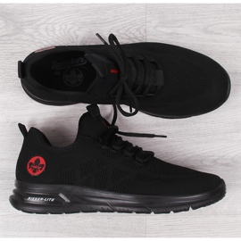 Sportschuhe aus schwarzem Mesh für Herren Rieker B7376-00 1