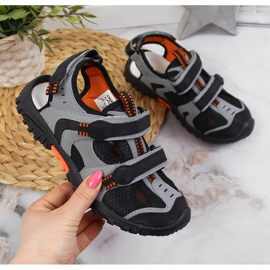American Club graue Sandalen für Jungen 1