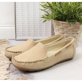 Damen Lederloafer hellbeige Helios 398 2