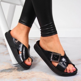 Damenhausschuhe meliski schwarz Zaxy JJ285055 1