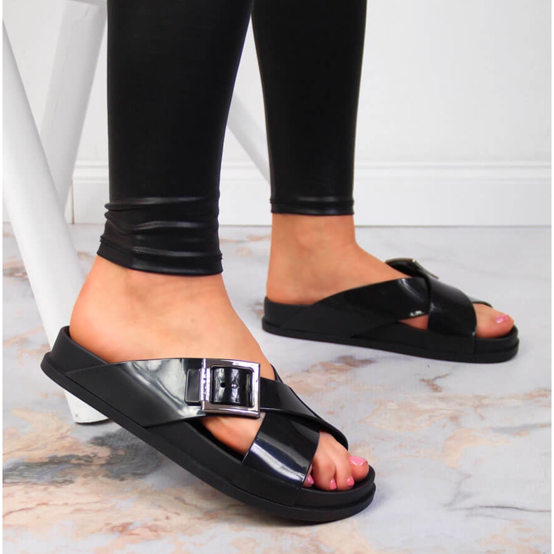 Damenhausschuhe meliski schwarz Zaxy JJ285055 2