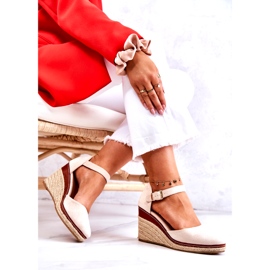 Seastar Damen Beige Espadrilles auf Wedges Tamarill 4