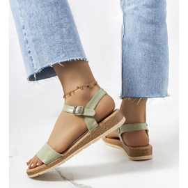 Speier grüne Damensandale 1