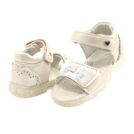 Evento Mädchensandalen mit einem Bogen 22Z23-4780 Silber 3